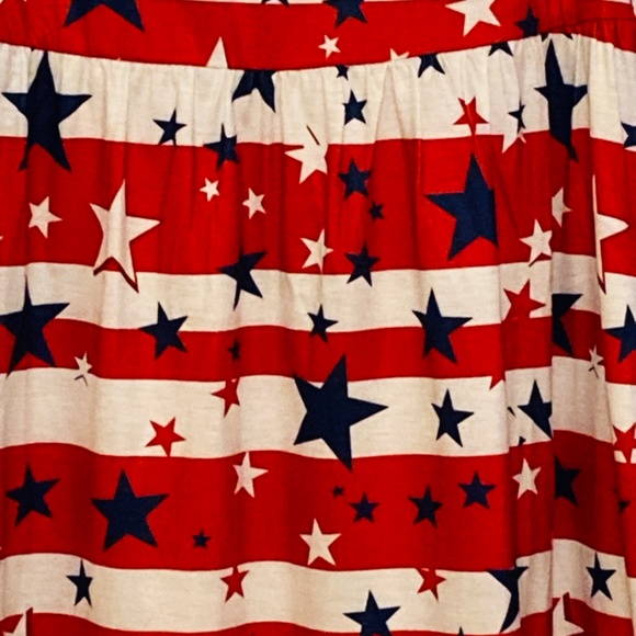 Summer dress in Stars & Stripes sz L - Picture 4 of 7